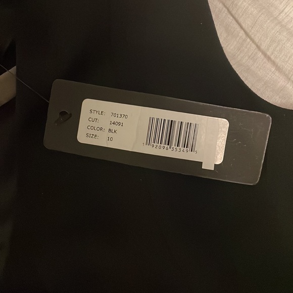 BEBE WOMENS LITTLE BLACK DRESS WITH PLUNGING DEEP V NECKLINE - Picture 5 of 6